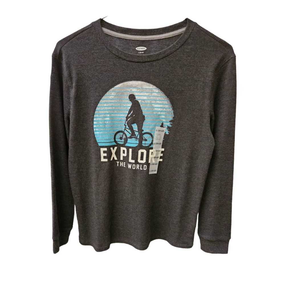 NWT Old Navy Boys Waffle Top Large
